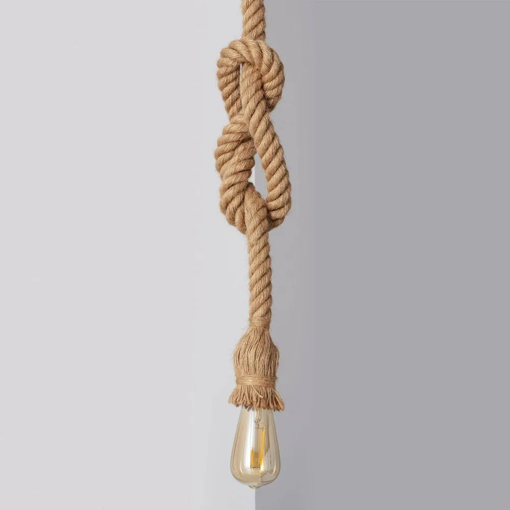 Lampe à sel Lustre à cordon Perseo équipé d'illumination LED