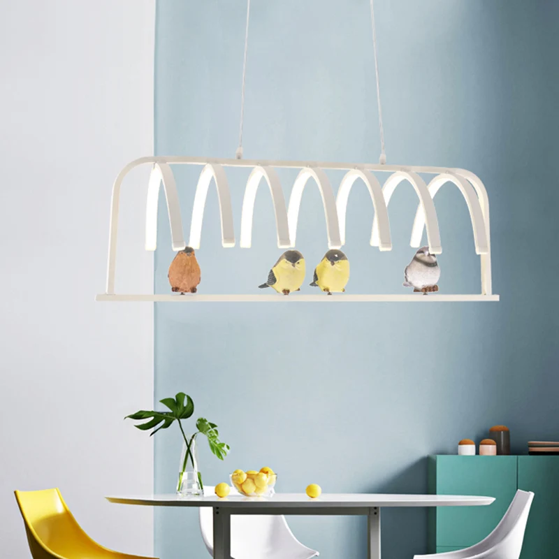 Lampe à sel Lustre suspendu incurvé en acrylique, LED moderniste, plafonnier blanc, lumière chaude/blanche/naturelle, avec...