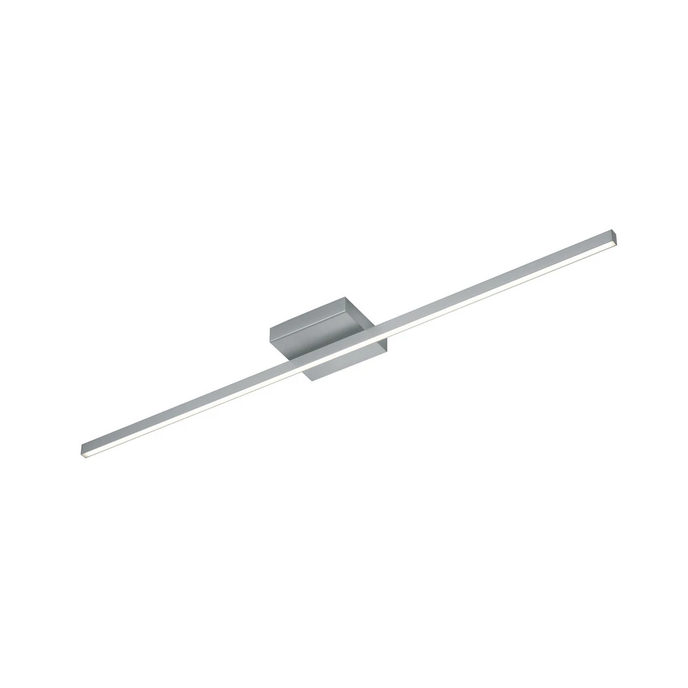 Lampe à sel Plafonnier LED Nuri up/down, à 1 lampe, nickel