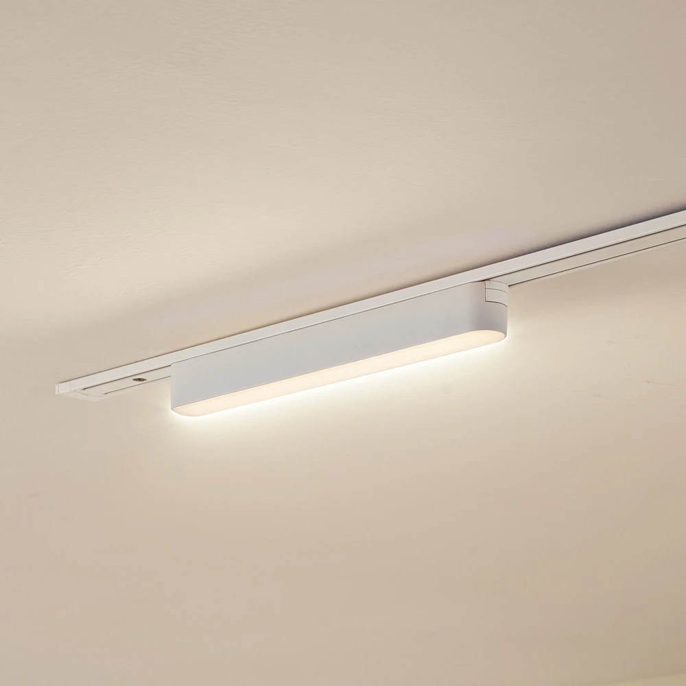 Luminaire Créatif Design Bande LED Lindby 48 V Lumaro, blanc, 10W,plastique,intensité variable