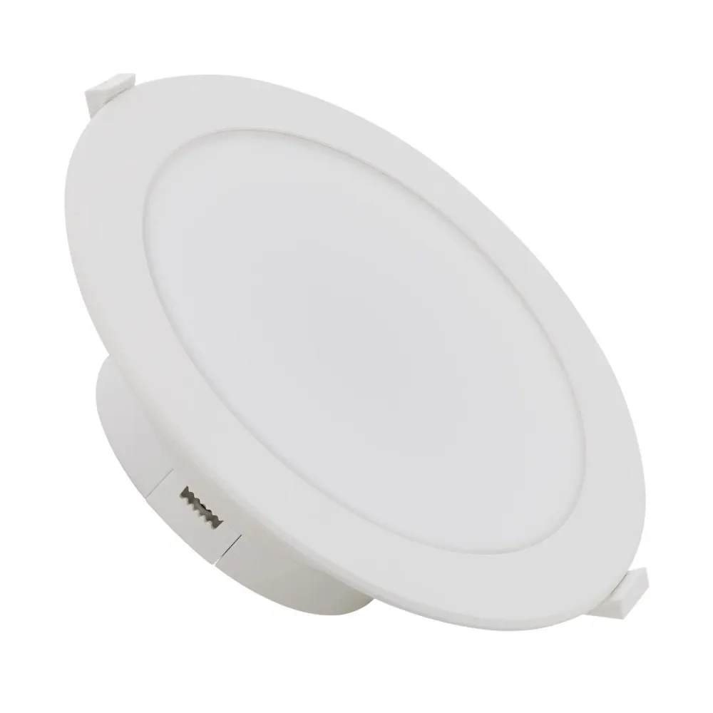 Luminaire Créatif Design Éclairage encastré LED rond 20W pour salle de bain, IP44, découpe 145mm