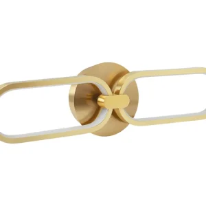 Luminaire Créatif Design Lampe murale à LED en métal doré KRANG