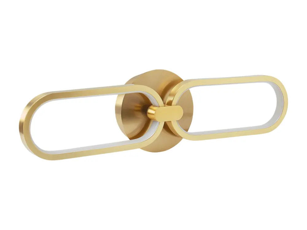 Luminaire Créatif Design Lampe murale à LED en métal doré KRANG