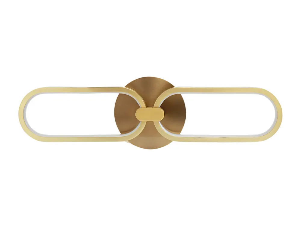 Luminaire Créatif Design Lampe murale à LED en métal doré KRANG