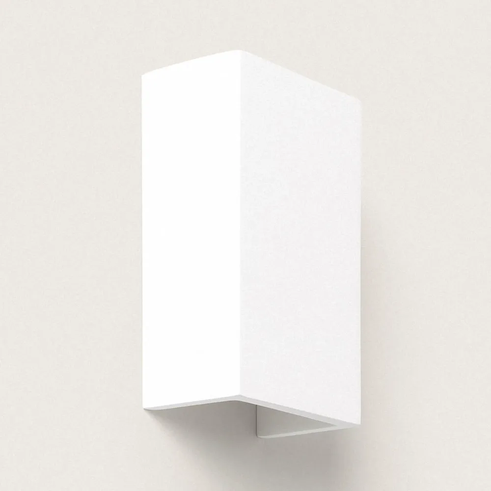 Luminaire Créatif Design Luminaire mural carré en plâtre avec éclairage LED