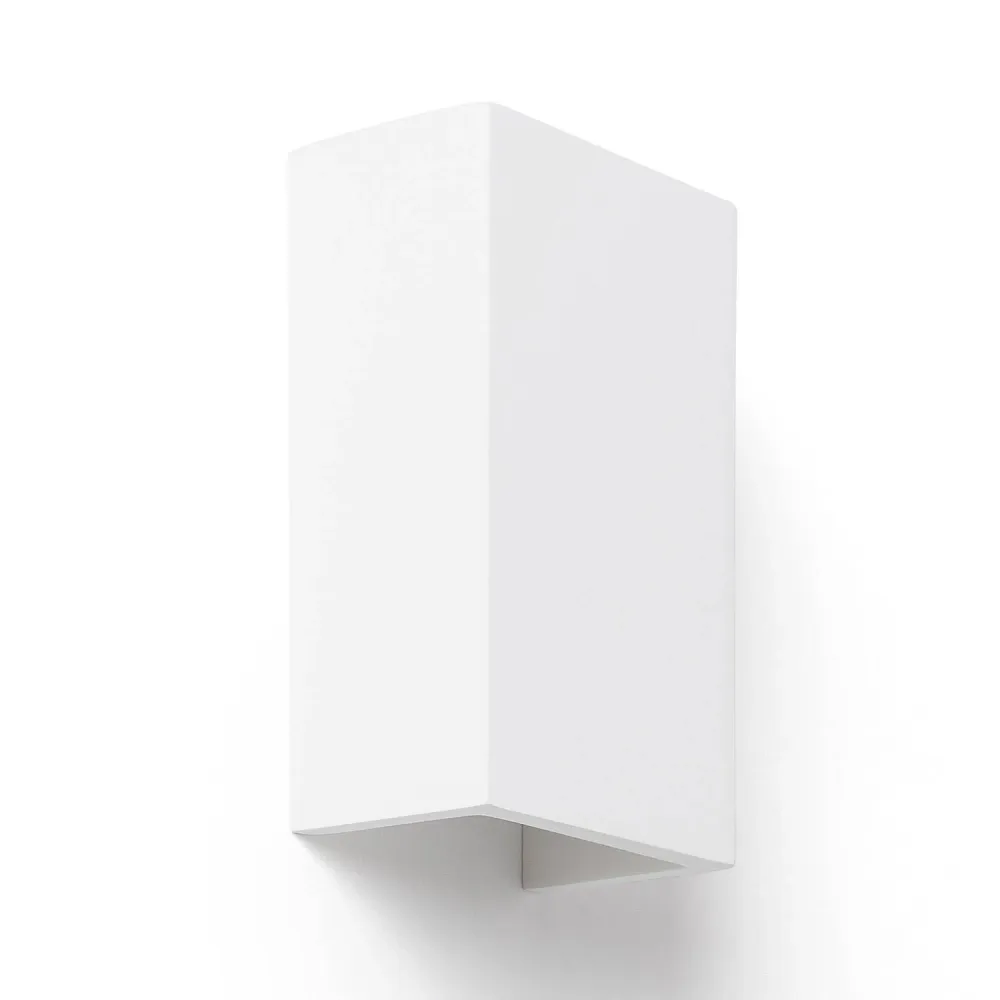 Luminaire Créatif Design Luminaire mural carré en plâtre avec éclairage LED