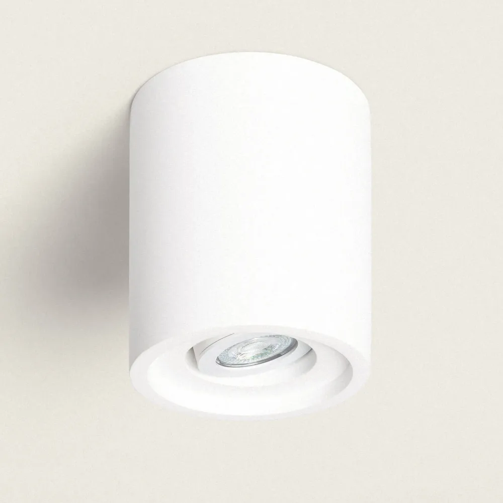 Luminaire Créatif Design Lumière de plafond faite en plâtre ou ciment avec éclairage LED