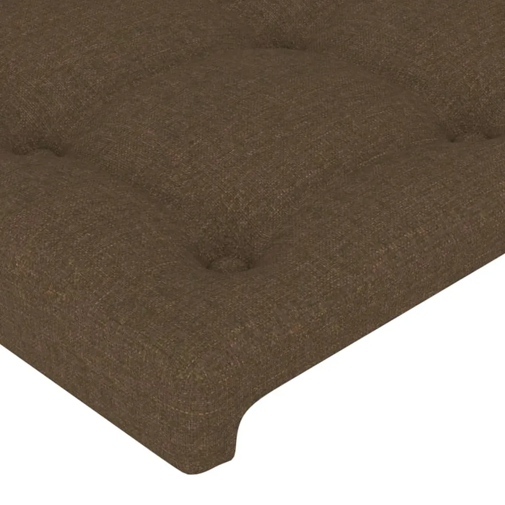 Luminaire Créatif Design Tête de lit accessoire couchage chambre à coucher meuble à LED 100 x 5 x 78/88 cm tissu marron so...