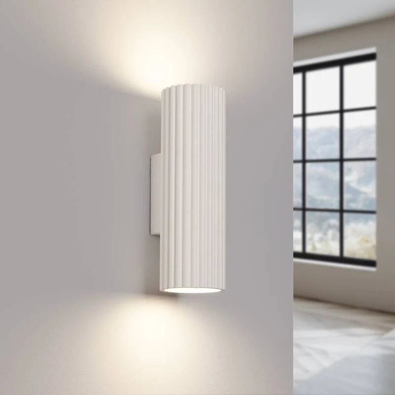 Luminaire à effet Lampe murale Karbon 20 SOLLUX avec éclairage LED intégrée.