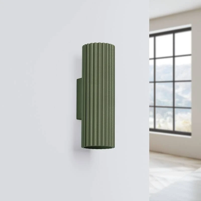 Luminaire à effet Lampe murale Karbon 20 SOLLUX avec éclairage LED intégrée.