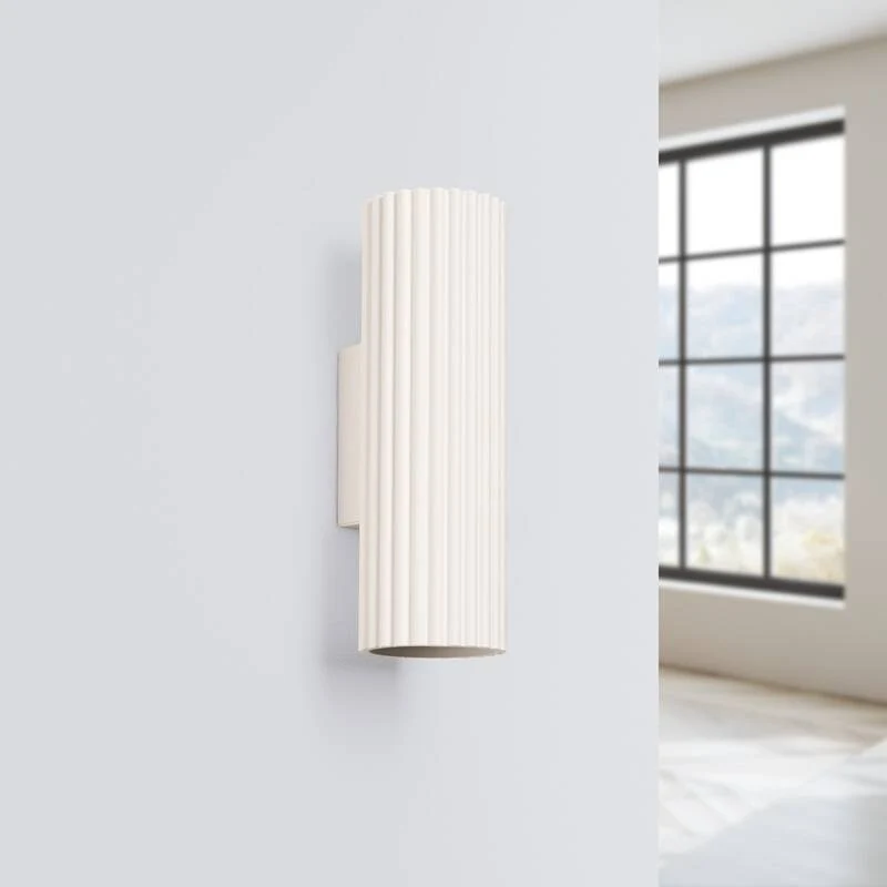 Luminaire à effet Lampe murale Karbon 20 SOLLUX avec éclairage LED intégrée.