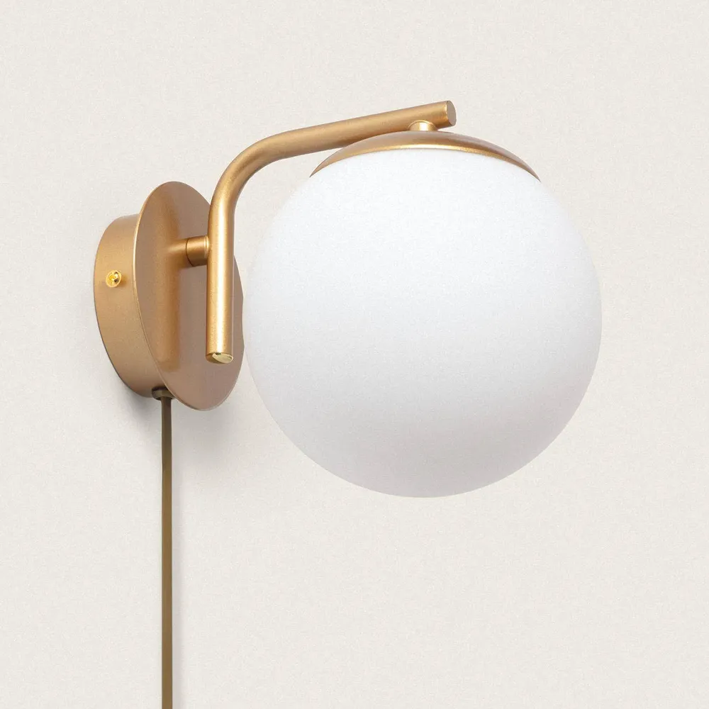Luminaire à effet Lampe murale en métal et verre Moonlight avec éclairage LED Cosmic