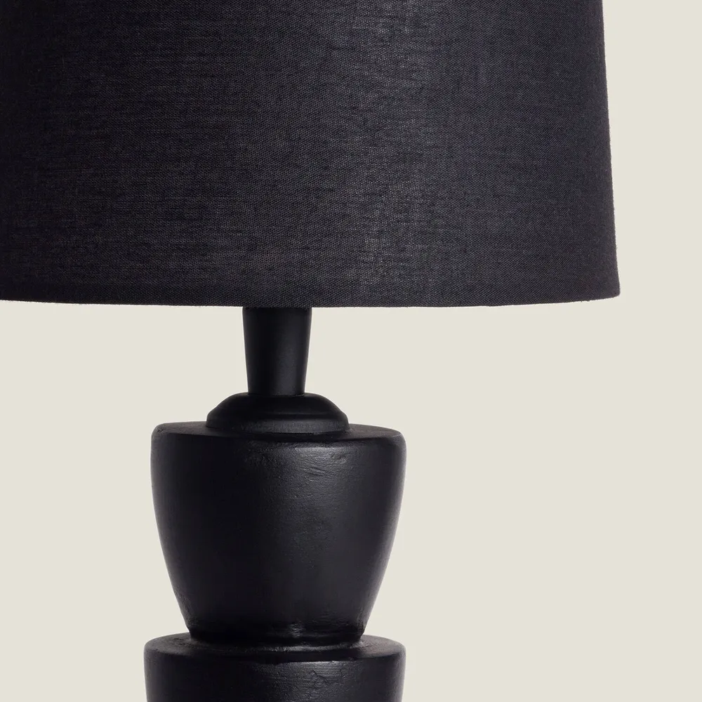 Luminaire à effet Lampe de table en résine Darian équipée d'éclairage LED