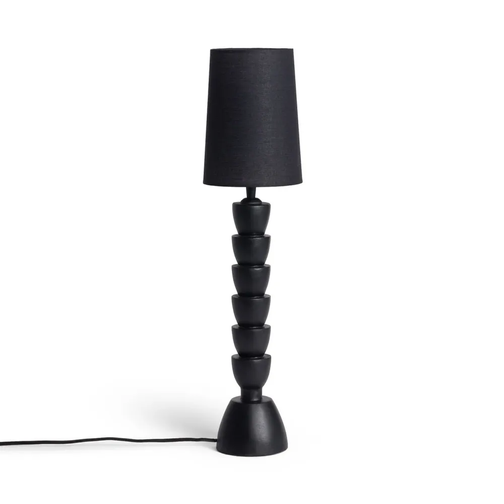Luminaire à effet Lampe de table en résine Darian équipée d'éclairage LED
