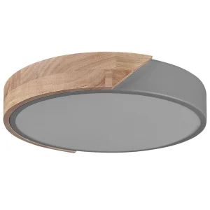 Luminaire à effet Plafondlamp LED lichthout/grijs PATTANI