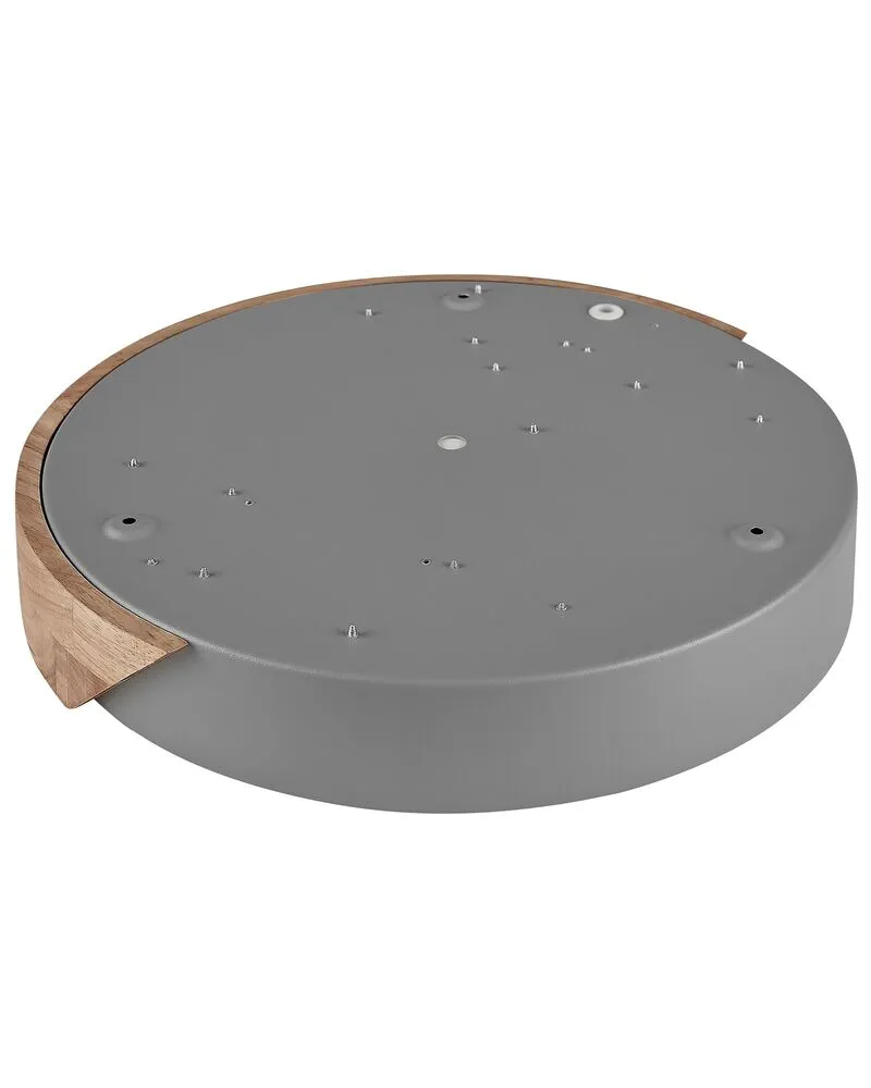 Luminaire à effet Plafondlamp LED lichthout/grijs PATTANI