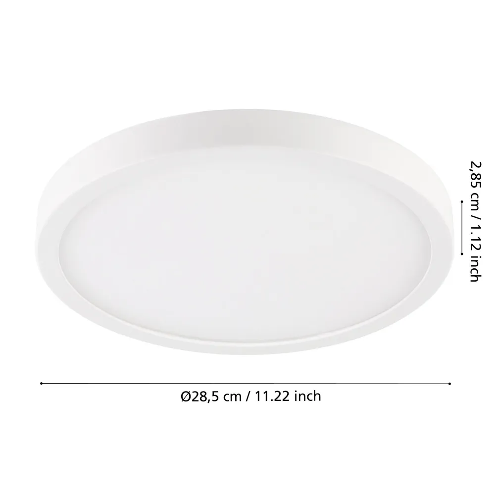 Luminaire à effet Plafonnier extérieur plastique blanc ARGOLIS 2 LED INT 20,5W