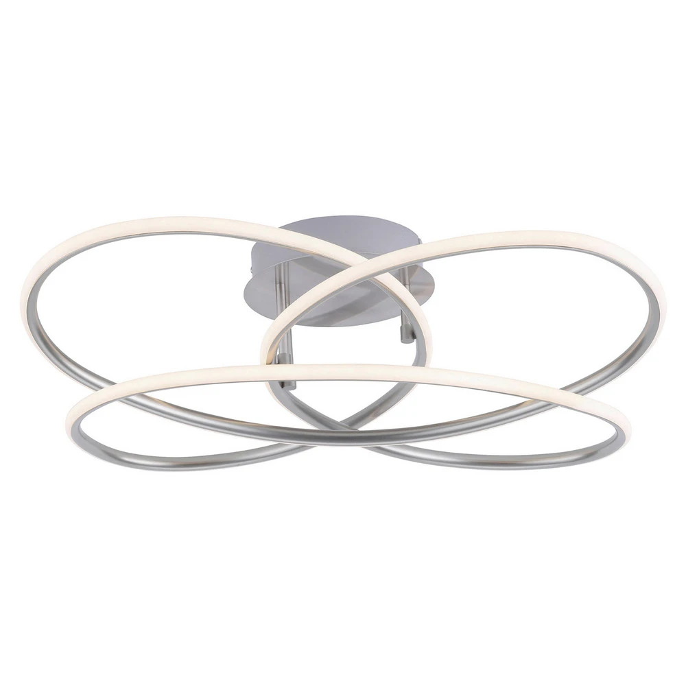 Luminaire à effet Plafonnier LED Node, dimmable, acier