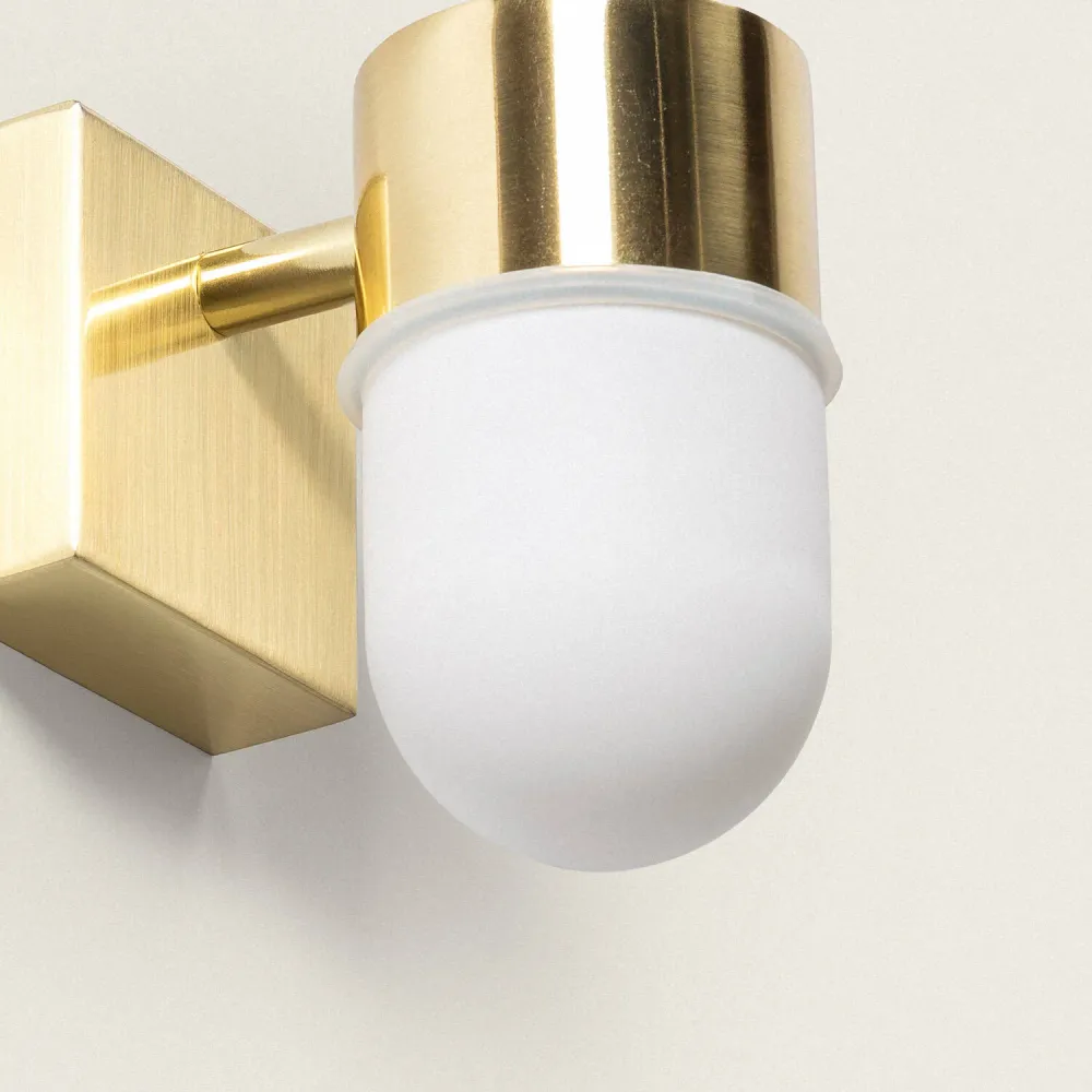 Luminaire en forme Lampe murale en laiton avec éclairage LED