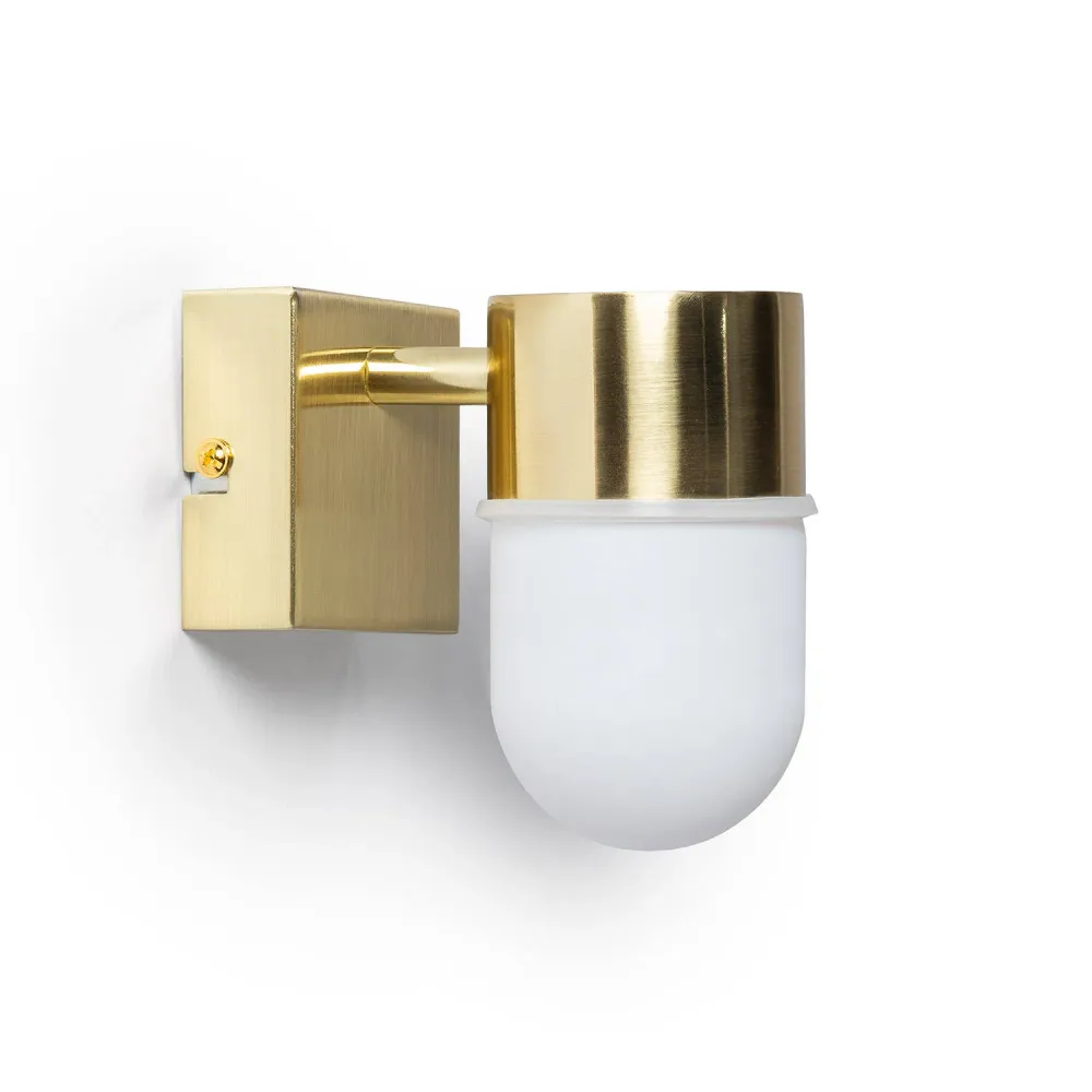 Luminaire en forme Lampe murale en laiton avec éclairage LED