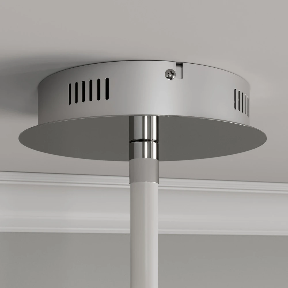Luminaire en forme Lucande Serpentina plafonnier LED, dimmable