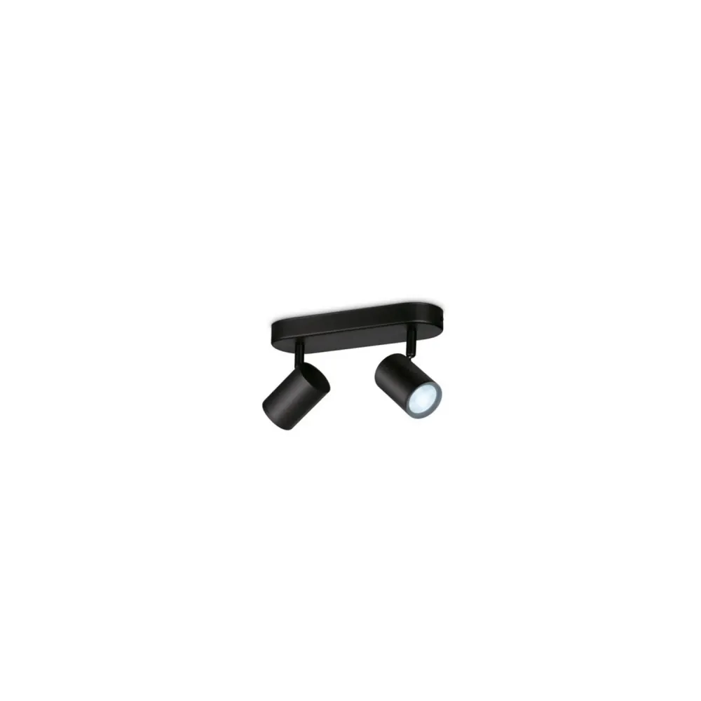 Luminaire en forme Luminaire LED intelligent 4.9W à deux spots, WiFi+Bluetooth, CCT variable WiZ