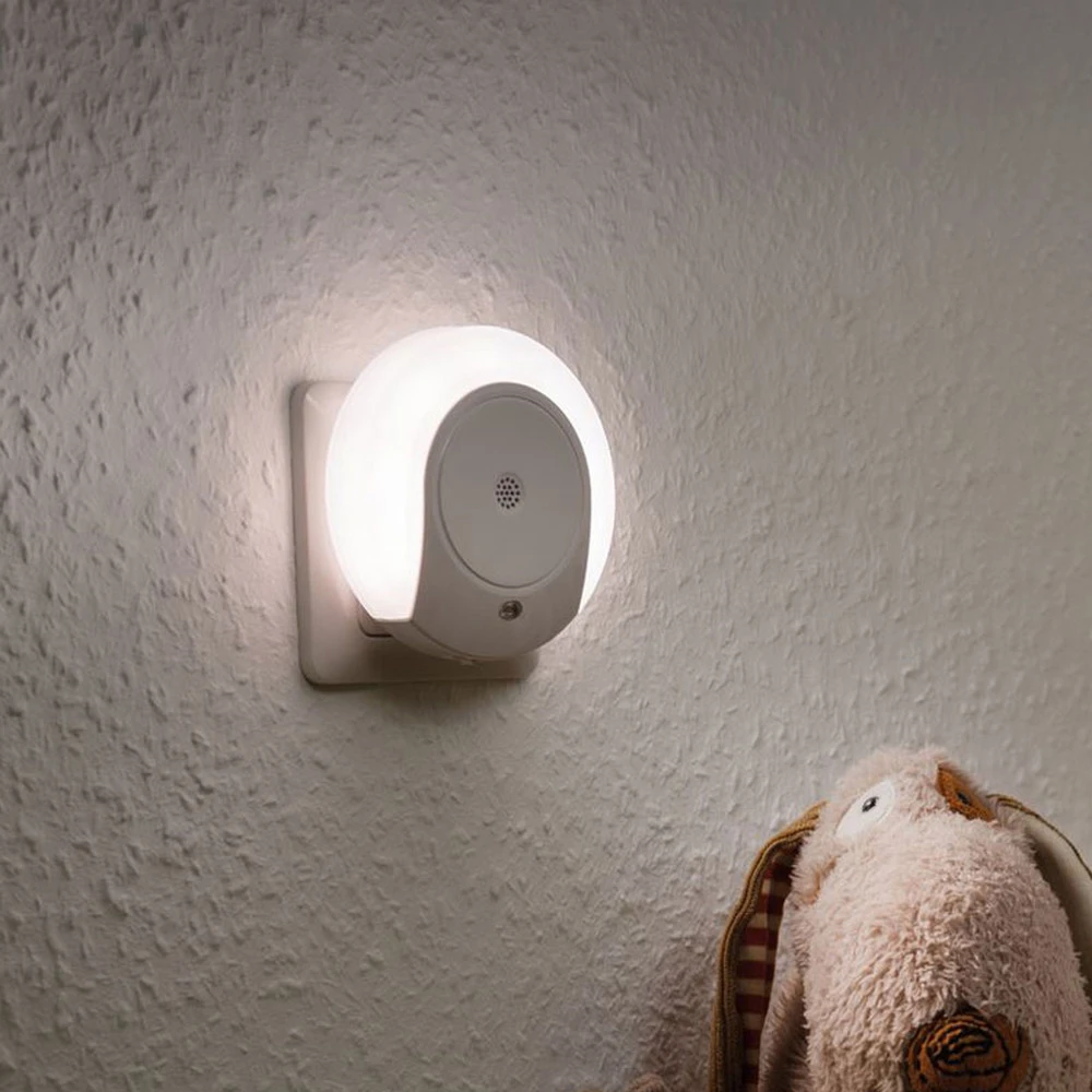 Luminaire en forme Paulmann Horby veilleuse LED avec capteur de bruit