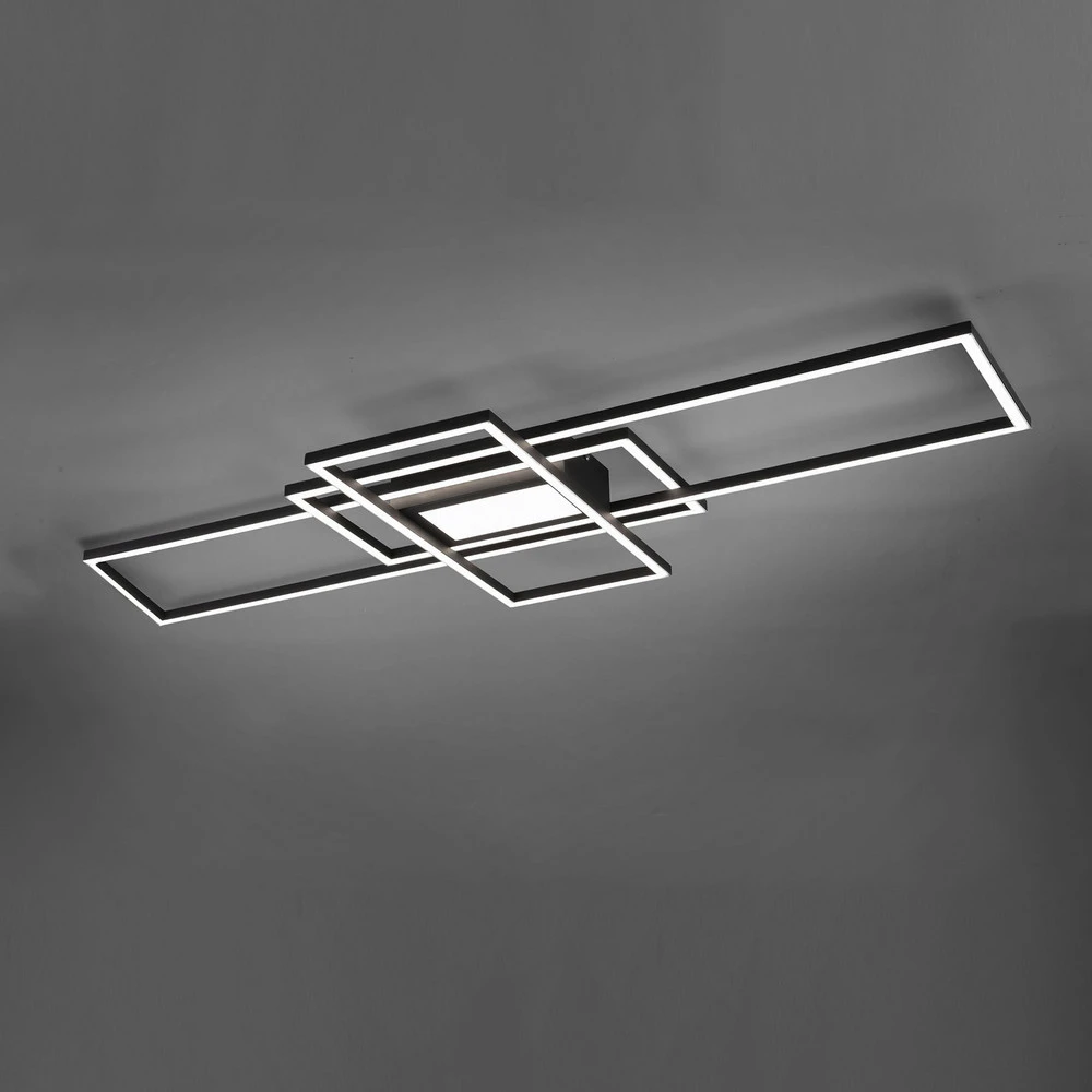 Luminaire en forme Plafonnier LED Irvine 3.000-6.500 K, anthracite