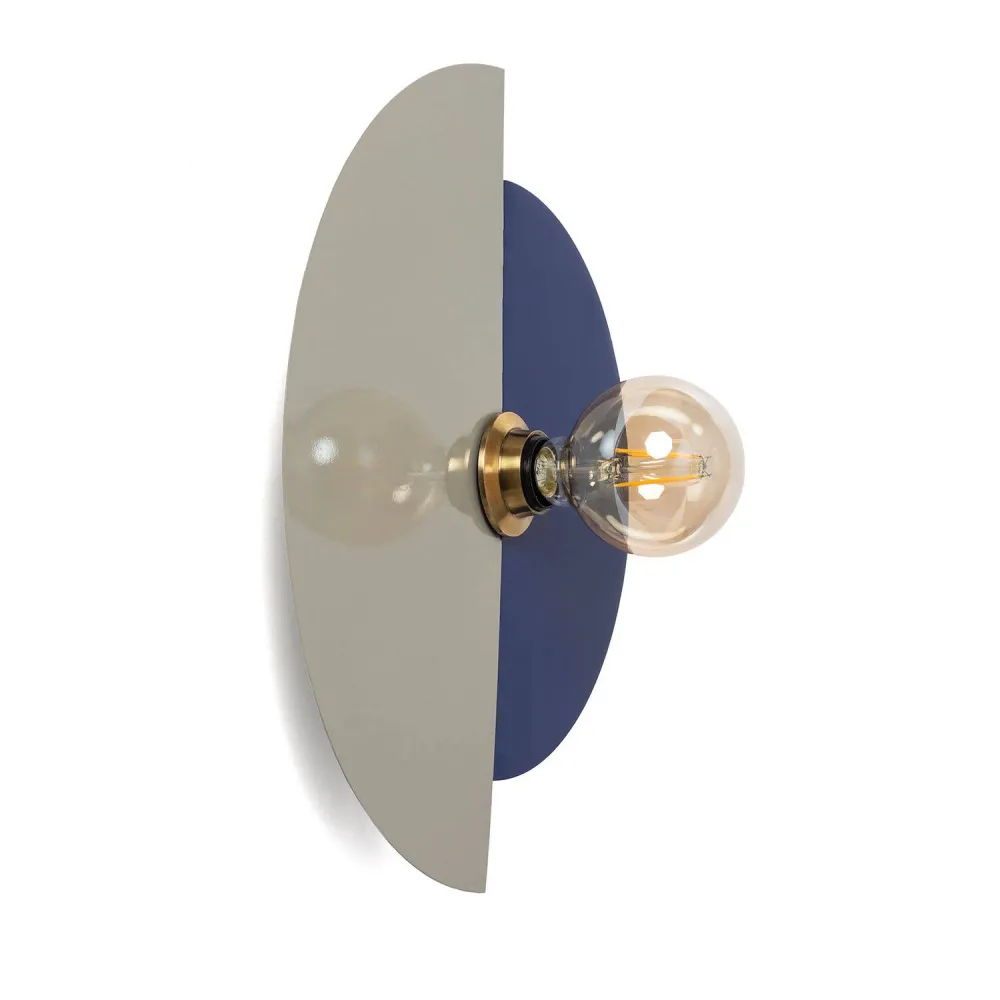Luminaire mural en aluminium Dolena avec éclairage LED intégré avec effet scintillant
