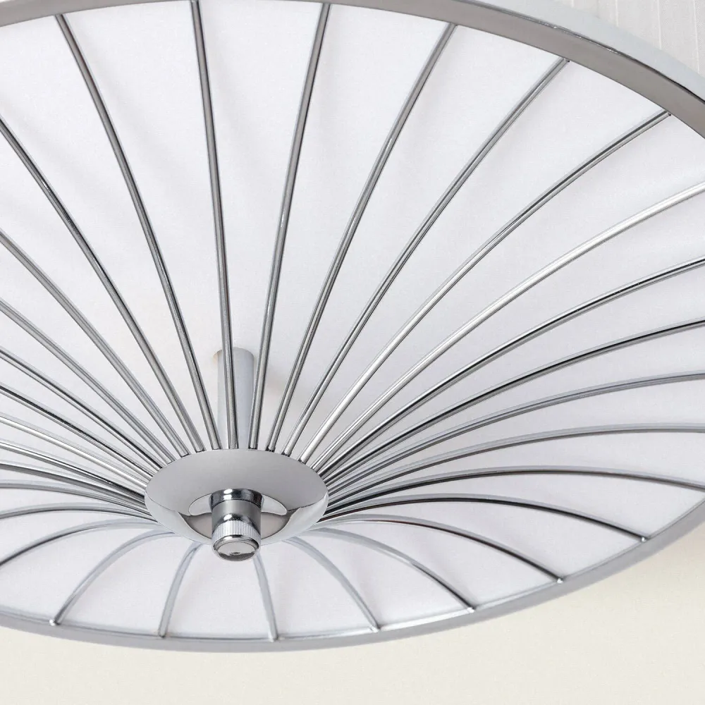 Luminaire de plafond en métal avec éclairage LED Crisotelo avec effet scintillant