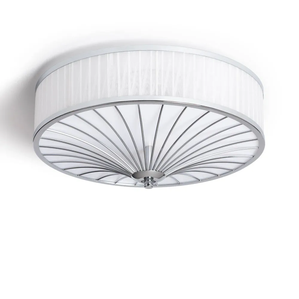 Luminaire de plafond en métal avec éclairage LED Crisotelo avec effet scintillant
