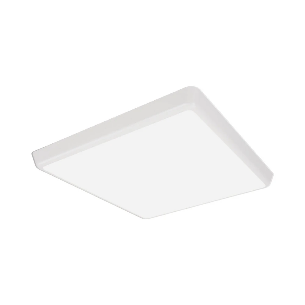 Lustre à cristaux Plafonnier LED Augustin, angulaire, 40 x 40 cm
