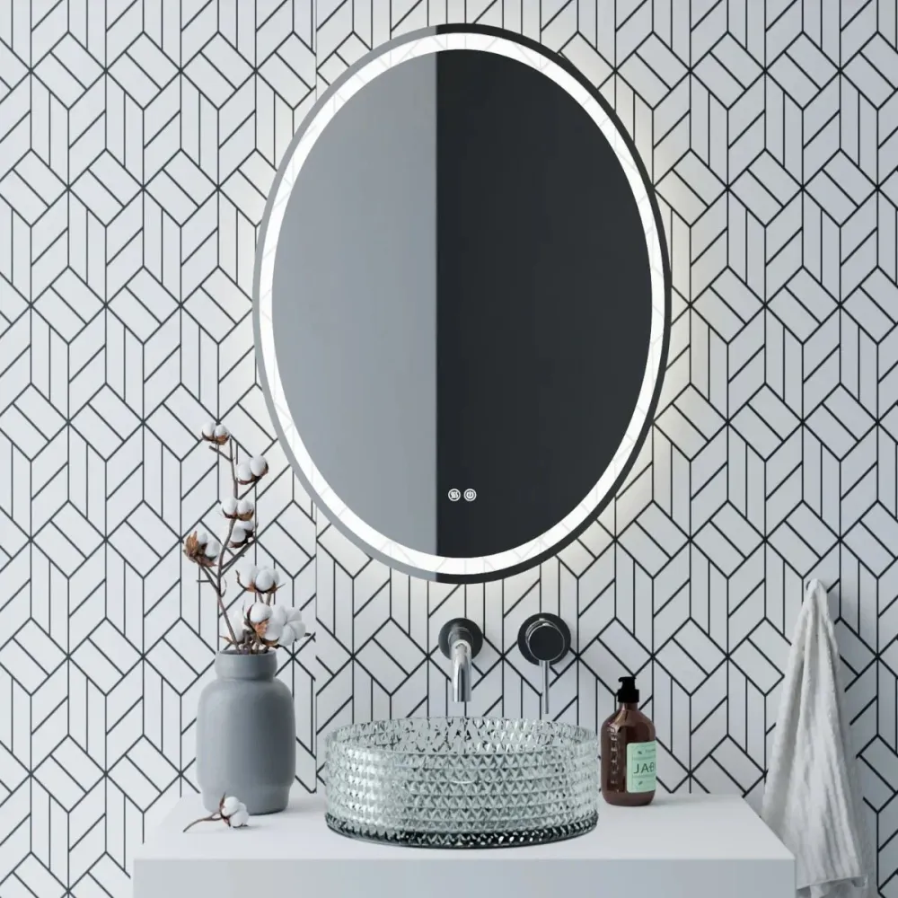 Miroir led rond Romeo - Installation Facile