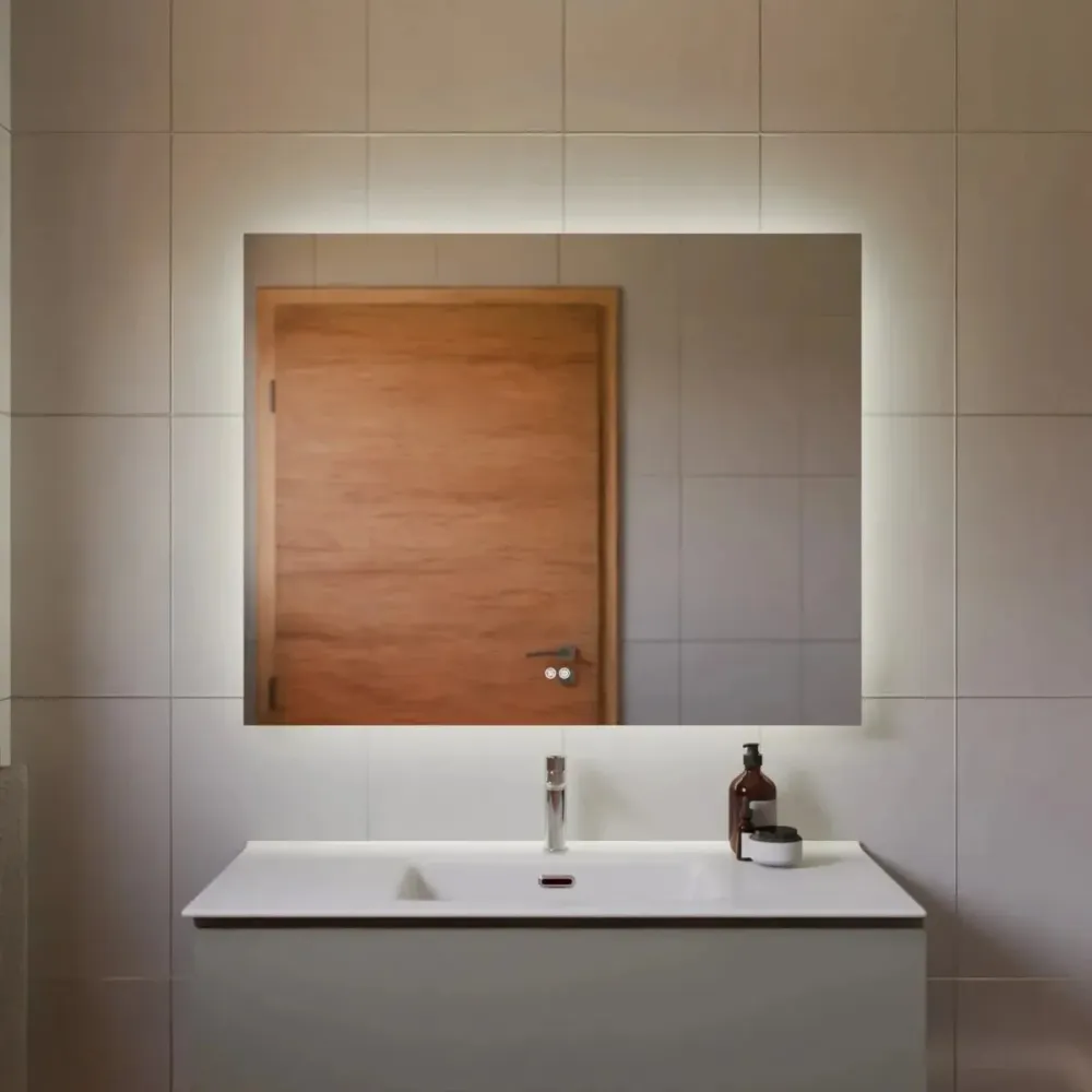 Miroir rectangulaire Angelo Matériau : Verre soufflé