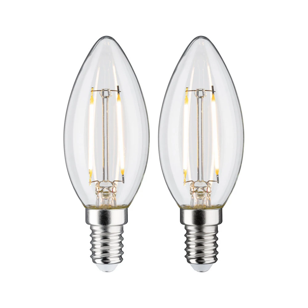 Paulmann bougie LED E14 2,7W 2700K filament, par 2