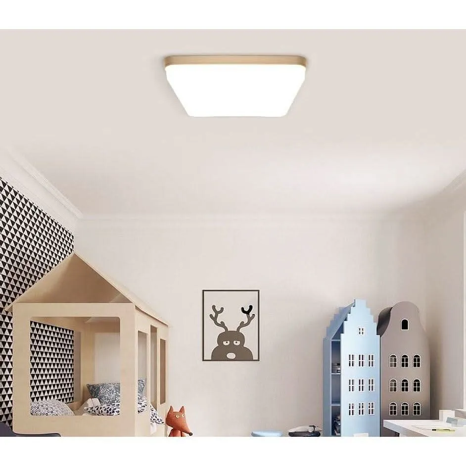 Plafonnier Led Carré | Halo Sculpt pour ambiance cosy
