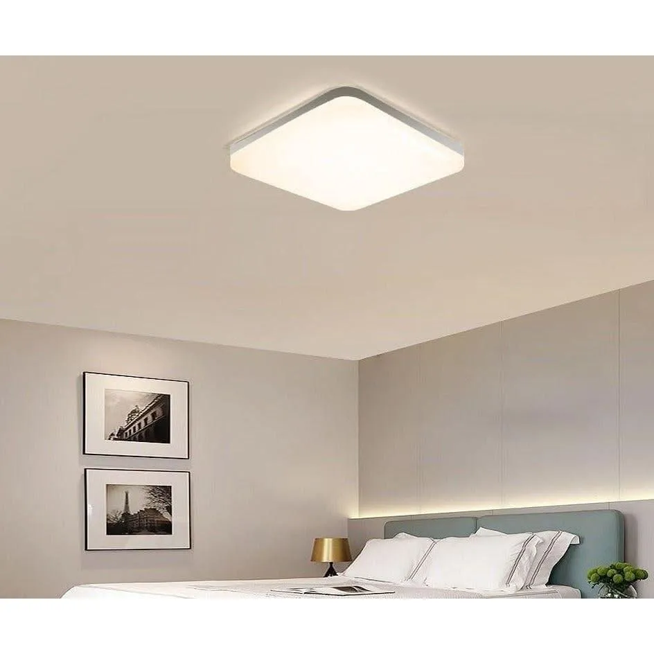 Plafonnier Led Carré | Halo Sculpt pour ambiance cosy