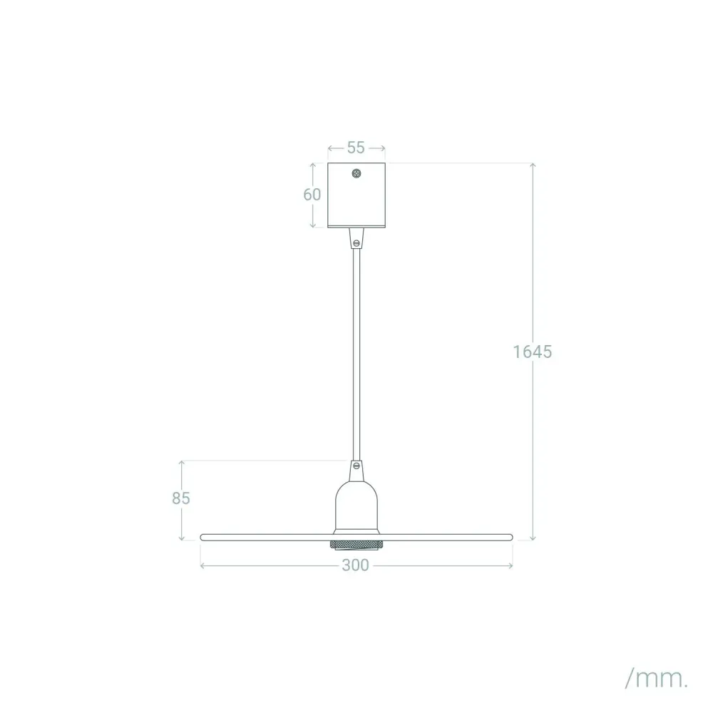 Plafonnier à LED en cristal Frederich - Installation Facile