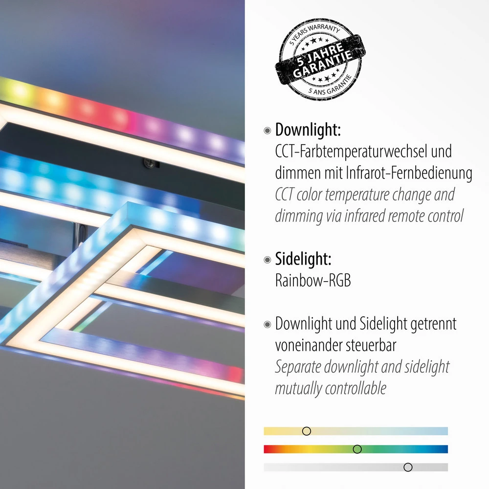 Plafonnier LED Felix60, 54x33,5 cm