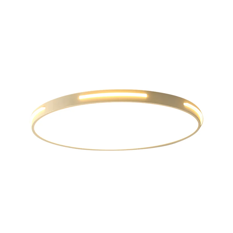 Plafonnier LED rond et fin en acrylique de 23 "/ 27" de diamètre, luminaire de plafond en acrylique de Style Aisé, lumière...
