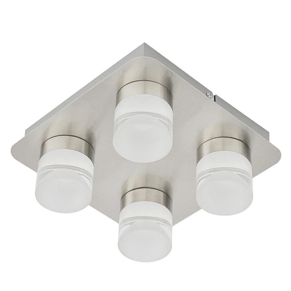 Plafonnier Stefanie avec quatre lampes LED pour décoration de Noël