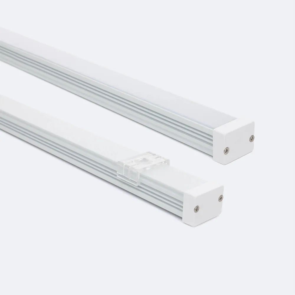 Profilé Aluminium 2m Étanche IP65 mural pour Ruban LED de 10 mm avec télécommande