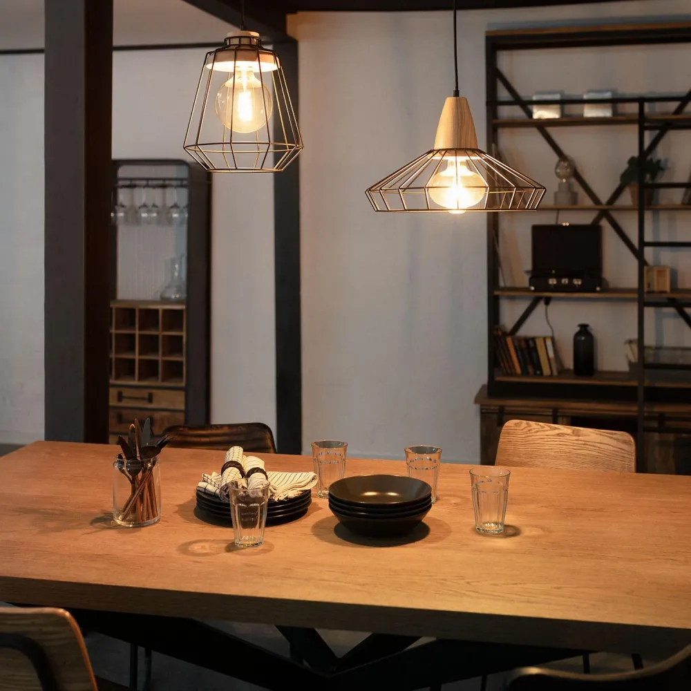 Projecteur à motifs Lustre en métal avec éclairage LED modèle Keler