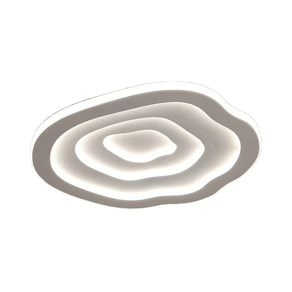 Ripple Acryl-Deckenleuchte Simplicity 16"/19,5"/23,5" breite weiße LED-Unterputzleuchte mit warmem/weißem Licht