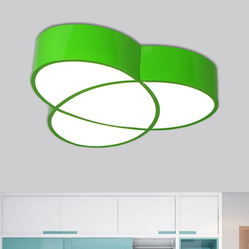 Sich kreuzende, ovale, bündig montierte Acryl-LED-LED-Beleuchtung der Nähe der Decke Rot/Blau/Grün Style industriel