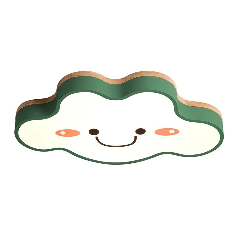 Smiling Cloud Schlafzimmer-Deckenleuchte, mattiertes Acryl, LED-Unterputzleuchte für Kinder avec effet scintillant