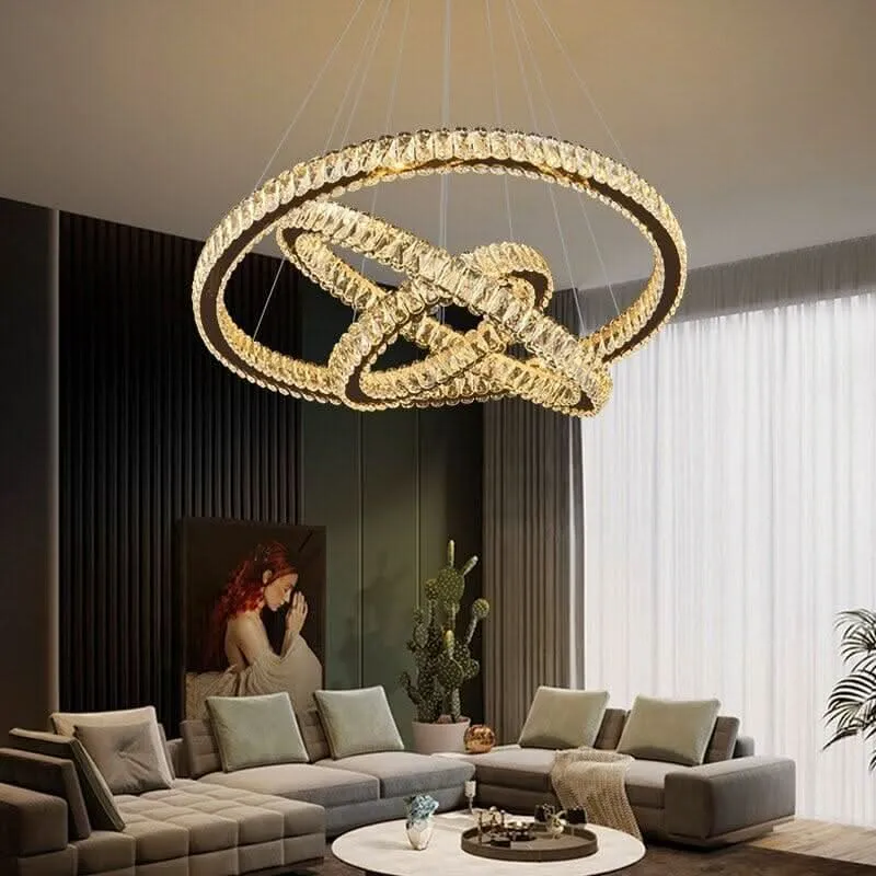 Suspension LED Anneaux | Éclat Lumineux pour chambre d'enfant