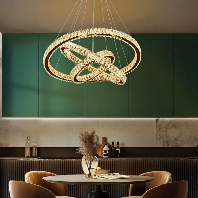 Suspension LED Anneaux | Éclat Lumineux pour chambre d'enfant