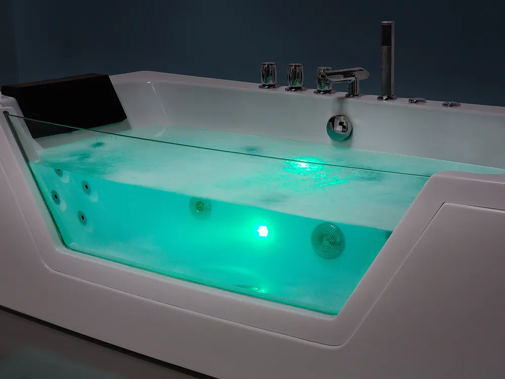 Whirlpool Bath LED 1620 mm Blanc pur SAMANA