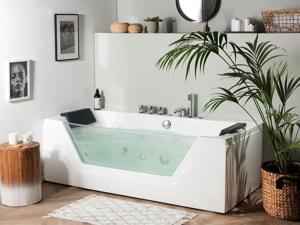 Whirlpool Bath LED 1620 mm Blanc pur SAMANA